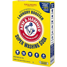 Load image into Gallery viewer, Arm &amp; Hammer Super Washing Soda Detergent Booster &amp; Household Cleaner, 55oz.

