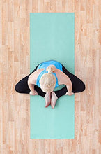 Load image into Gallery viewer, YogaAccessories 1/4" Thick High-Density Deluxe Non-Slip Exercise Pilates &amp; Yoga Mat, Soothing Sea
