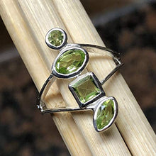 Load image into Gallery viewer, Genuine 2ct Green Peridot 925 Solid Sterling Silver Stackable Ring Size 6, 7

