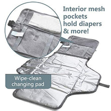 Load image into Gallery viewer, ISAMANNER Changing Pad - Portable Changing Pad, Baby Changing Pad, Portable Diaper Mat, Diaper Changing Pad, Baby Changing Mat, Baby Travel Kits, Baby Shower Gift, Travel Changing Pad with Pillow
