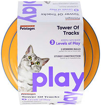 Load image into Gallery viewer, Petstages Tower of Tracks Cat Toy – 3 Levels of Interactive Play – Circle Track with Moving Balls Satisfies Kitty’s Hunting, Chasing &amp; Exercising Needs
