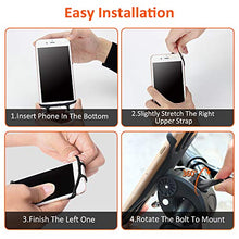 Load image into Gallery viewer, Matone Bike Phone Mount, 360° Rotatable Motorcycle Phone Mount Bike Phone Holder, Universal Adjustable Silicone Holder Compatible with iPhone 11/11 Pro Max/XR/X/8, Samsung Galaxy Note 10 Plus/S10

