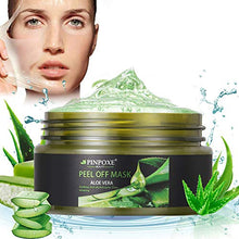 Load image into Gallery viewer, Blackhead Remover Mask, Blackhead Peel off Mask, Peel off Face Masks, Aloe Vera Extract Facial Mask- Anti-Aging, Exfoliating Mask, Deep Cleansing Blackhead＆ Pore,Reduces Fine Lines＆ Wrinkles- 3.52 OZ

