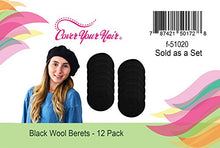 Load image into Gallery viewer, Berets for Adults - French Beret - Artist Hat - 6 Pack by CoverYourHair (Colorful - 6 Pack)
