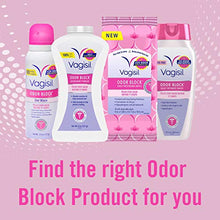 Load image into Gallery viewer, Vagisil Odor Block Feminine Deodorant Powder for Women, Talc-Free, Gynecologist Tested, 8 Ounce (Packaging May Vary)
