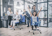 Load image into Gallery viewer, Office Chair Wheels Replacement Rubber Chair casters for Hardwood Floors and Carpet, Set of 5, Heavy Duty Office Chair Ball casters for Chairs to Replace Office Chair mats - Universal fit
