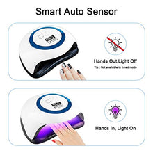 Load image into Gallery viewer, UV LED Nail Lamp 168W, Faster Nail Dryer for Gel Polish, 42 Lights UV lamp with 4 Timer Setting, Beetles Nail Polish Curing Gel LED Dryer,Professional Nail Art Tools with Automatic Sensor Nail Machine
