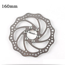 Load image into Gallery viewer, BlueSunshine Front and Back Disk Brake Kit - 160mm for 80cc Gas Motorized Bicycle - Freewheel Threaded Hubs Hole Distance of 48mm
