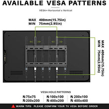Load image into Gallery viewer, USX MOUNT Tilt TV Wall Mount Low Profile, Tilting TV Mount Bracket for Most 26-55" Flat Screen LED, LCD, OLED, 4K TVs, TV Bracket VESA 400x400mm-Weight Capacity Up to 99lbs, Space Saving for 16" Stud
