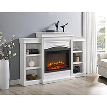 Load image into Gallery viewer, Ameriwood Home Lamont Mantel Fireplace, White
