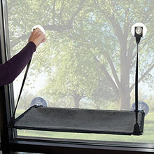 Load image into Gallery viewer, K&amp;H Pet Products EZ Mount Window Kitty Sill Gray 12" x 23"
