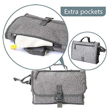 Load image into Gallery viewer, ISAMANNER Changing Pad - Portable Changing Pad, Baby Changing Pad, Portable Diaper Mat, Diaper Changing Pad, Baby Changing Mat, Baby Travel Kits, Baby Shower Gift, Travel Changing Pad with Pillow
