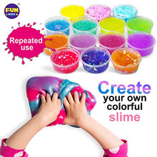 Load image into Gallery viewer, DIY Jumbo Slime Kit for Girls Boys Kids, Funkidz Ultimate Fluffy Cloud Clear Butter Glitter Glow in Dark Slime Making Kits Includes 33 Ready Slime Clay Unicorn Charms Supplies Stress Relief Toy
