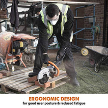 Load image into Gallery viewer, Evolution R230DCT - 9 in Concrete Saw (Aka Circular Saw, Angle Grinder, Chop Saw, Cut Off Saw, Demo Saw, Disc Cutter, Power Cutter) - 15A Motor, No Gas - 3-1/2 In Cut - Incl Diamond Masonry Blade
