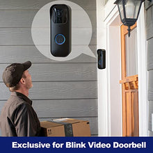 Load image into Gallery viewer, Blink Doorbell Mount for Blink Video Doorbell, No-Drilling Blink Mount Bracket, Easy Installation for Blink Doorbell Camera Security System (The Blink Doorbell is Not Included),Black…
