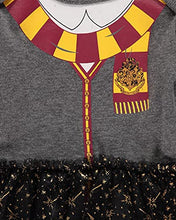 Load image into Gallery viewer, Harry Potter Baby Girls' Bodysuit with Tutu Skirt and Headband (Grey/Red/Orange, 6-9 Months)
