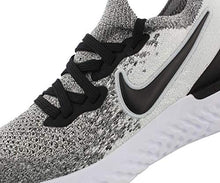 Load image into Gallery viewer, Nike Women's Epic React Flyknit Running Shoe (9, White/Black/Pure Platinum)
