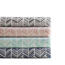 Load image into Gallery viewer, Madison Park Essentials Sheet Set Printed Ultra Soft, Full, Grey
