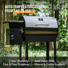 Load image into Gallery viewer, Z Grills Wood Pellet Grill &amp; Smoker, 8 in 1 BBQ Grill for Outdoor Cooking, Auto Temperature Control, 697 sq in Cooking Area, 7002E
