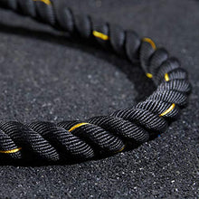 Load image into Gallery viewer, papababe Pro Battle Ropes with Anchor Strap Kit - 100% Poly Dacron Heavy Battle Rope for Strength Training, Cardio Workout, Crossfit, Fitness Exercise Rope
