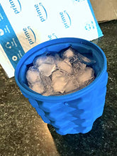 Load image into Gallery viewer, The Ultimate Ice Cube Maker Silicone Bucket with Lid Makes Small Size Nugget Ice Chips for Soft Drinks, Cocktail Ice, Wine On Ice, Crushed Ice Maker Cylinder Ice Trays, Ice Cup Maker Mold, Ice Holder
