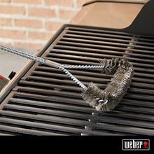 Load image into Gallery viewer, Weber 18" Three-Sided Grill Brush
