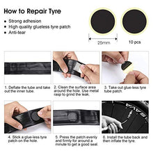 Load image into Gallery viewer, Bike Kit | Super Mini Bike Pumps,120 PSI High Pressure Bicycle Air Pump, Fits Presta and Schrader,Come with Glueless Puncture Repair Kit Includes Mount Kit (Black)
