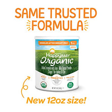 Load image into Gallery viewer, Happy Baby Organics Infant Formula, Milk Based Powder with Iron, Stage 1, 12 Ounce (Pack of 6) packaging may vary
