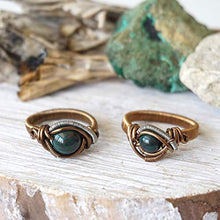 Load image into Gallery viewer, Custom Raw Natural Bloodstone Ring - Choose Size - Men's and Women's Crystal Flow Jewelry - March Birthstone
