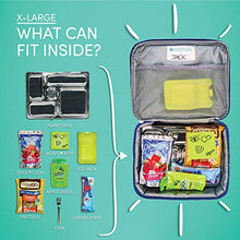 Load image into Gallery viewer, Lone Cone Kids' Insulated Lunch Box - Fun Patterns for Boys and Girls, Shark Attack, X-Large
