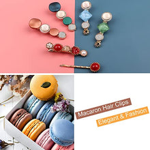 Load image into Gallery viewer, Pearl Hair Clips Accessories for Women Girls, 28PCS Cute Acrylic Resin Gold Barrettes Bobby Hair Pins, Weddings Hairpins Accessories Macaron Hair Pins Headwear Styling Tools Gifts (28PCS)
