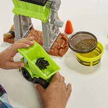 Load image into Gallery viewer, Play-Doh Wheels Gravel Yard Construction Toy with Non-Toxic Pavement Buildin' Compound Plus 3 Additional Colors

