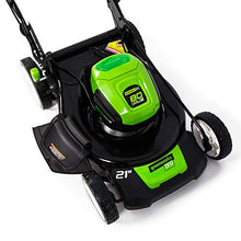 Load image into Gallery viewer, Greenworks Pro 21-Inch 80V Self-Propelled Cordless Lawn Mower, 5Ah Battery Included MO80L510

