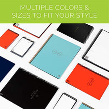 Load image into Gallery viewer, Rocketbook Flip - with 1 Pilot Frixion Pen &amp; 1 Microfiber Cloth Included - Dark Blue Cover, Letter Size (8.5" x 11")
