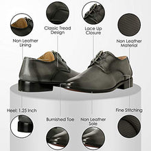 Load image into Gallery viewer, LIBERTYZENO Oxford Dress Shoes for Men Formal Manmade Leather Classic Tread Design Lace Up Casual Shoes Grey

