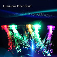 Load image into Gallery viewer, Midafon 15 Pack LED Color Changing Fiber Optic Hair Lights Barrettes Light Up Party Favors Glow Toys Supplies

