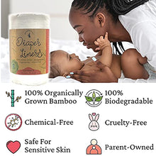Load image into Gallery viewer, Kohana Baby Soft Biodegradable Bamboo Diaper Liners for Easy Cloth Diapering | Unscented &amp; Chlorine Free - 200 Sheets (2 PK)
