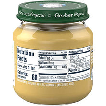 Load image into Gallery viewer, Gerber 2nd Foods Baby Food Jars,Organic Apple, 4 Ounce, (Pack - 6)
