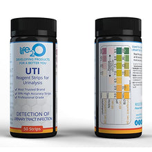 Load image into Gallery viewer, Complete 4-in-1 Urinary Tract Infection Test Strips 50ct, Urine Test Strips for Women, Leukocytes, Nitrite, pH and BLO Testing at Home, Medical Grade High Precision, Test Kit for UTI Treatment
