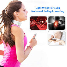 Load image into Gallery viewer, QUINEAR Neck Massager with Heat, Intelligent Wireless Electric Pulse Neck Massage Device Helpful for Pain Relief &amp; Deep Relaxation - 5 Massage Modes, 16 Intensities &amp; 2 Heating Function
