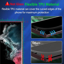 Load image into Gallery viewer, IMBZBK [3+3 Pack] for Samsung Galaxy S22 Ultra 5G Screen Protector [Not Glass], 3 Pack Flexible TPU Film with 3 Pack Tempered Glass Camera Lens Protector, Fingerprint Compatible, Case Friendly
