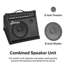 Load image into Gallery viewer, Donner DA-35 AMP 35-Watt Electronic Drum Amplifier Keyboard Amplifier with Aux in and Wireless audio connection, Drum/Keyboard/MIC 3 in 1 Amplifier with 3-Band EQ and DI OUT
