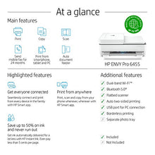 Load image into Gallery viewer, HP ENVY Pro 6455 Wireless All-in-One Printer, Mobile Print, Scan &amp; Copy, Auto Document Feeder, Works with Alexa (5SE45A)
