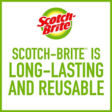 Load image into Gallery viewer, Scotch-Brite Dobie Cleaning Pads, Ideal for Washing Dishes, Cleaning Kitchen and Bathroom, Scours Without Scratching, 3 Pads
