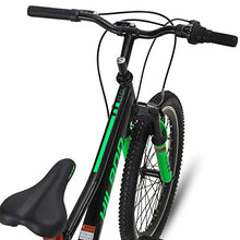 Load image into Gallery viewer, Hiland 20 Inch Kids Bike Mountain Bicycle for Ages 4 5 6 7 8 9 Years Old Boys Girls Black Green
