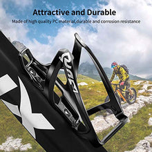 Load image into Gallery viewer, Suruid Bike Water Bottle Cage, Lightweight and Strong Bicycle Water Bottle Holder for Outdoor Cycling with Screws - 2 Pack (Black)
