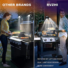 Load image into Gallery viewer, RVZHI Grill Light for BBQ, Gifts for Men Father, 180° Durable Flexible Barbecue Light for Night Outdoor, 10 Super Bright LED Lamps Grill Lighting Accessories for Grill Handle, Included 3 Battery

