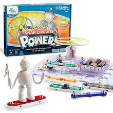Load image into Gallery viewer, hand2mind Power Snap Circuits Electricity Science Kit for Kids 8-12, Kids Science Kit with Fact-Filled Guide, Create Snap Circuit Light and Coding for Kids, STEM Toys, 19 Science Experiments
