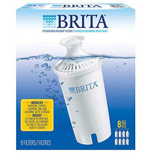 Load image into Gallery viewer, Brita Pitcher Replacement Filters,white,8 pack
