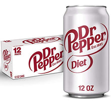 Load image into Gallery viewer, Diet Dr Pepper, 12 fl oz cans (Pack of 12)
